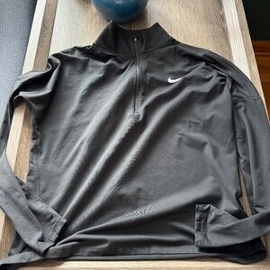 Nike Dri Fit 1/4 zip Black M